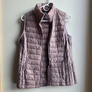 32 Degrees Pale Mauve Puff Vest Size Small